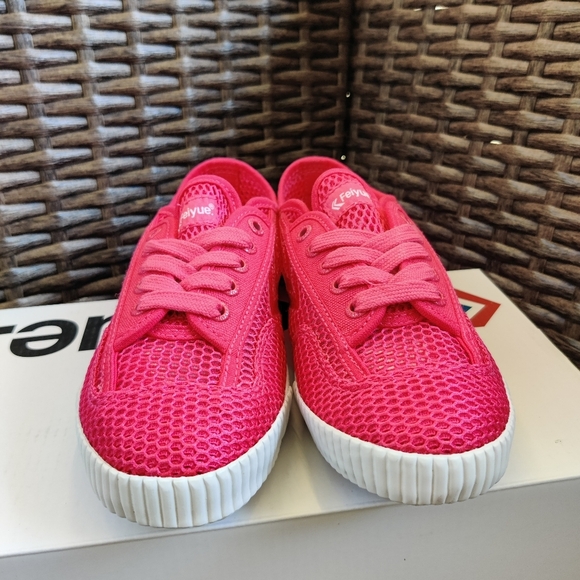 Feiyue Fuchsia Box Fe Lo Mesh New In Sneakers size 6 - Picture 5 of 9